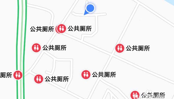 高德地图app怎么查找附近的厕所? 高德地图厕