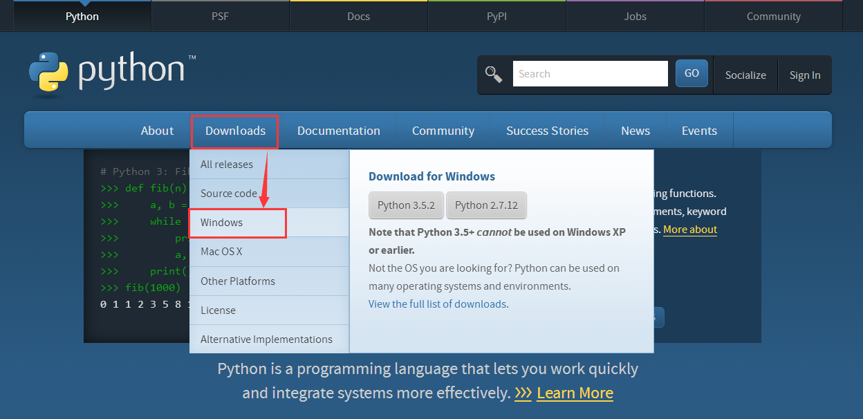 windows10下python3.5 pip3安装图文教程