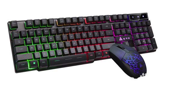 金河田键盘怎么关闭灯光?