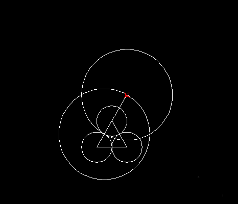 cad绘制连环三斜线的文字?cad心连心的cad图形心形对齐标注图片