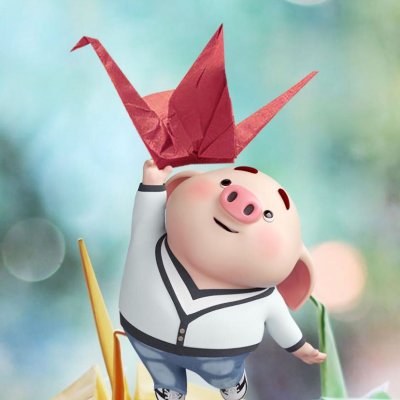 2019猪猪可爱卡通头像 呆萌又可爱的猪小屁来了