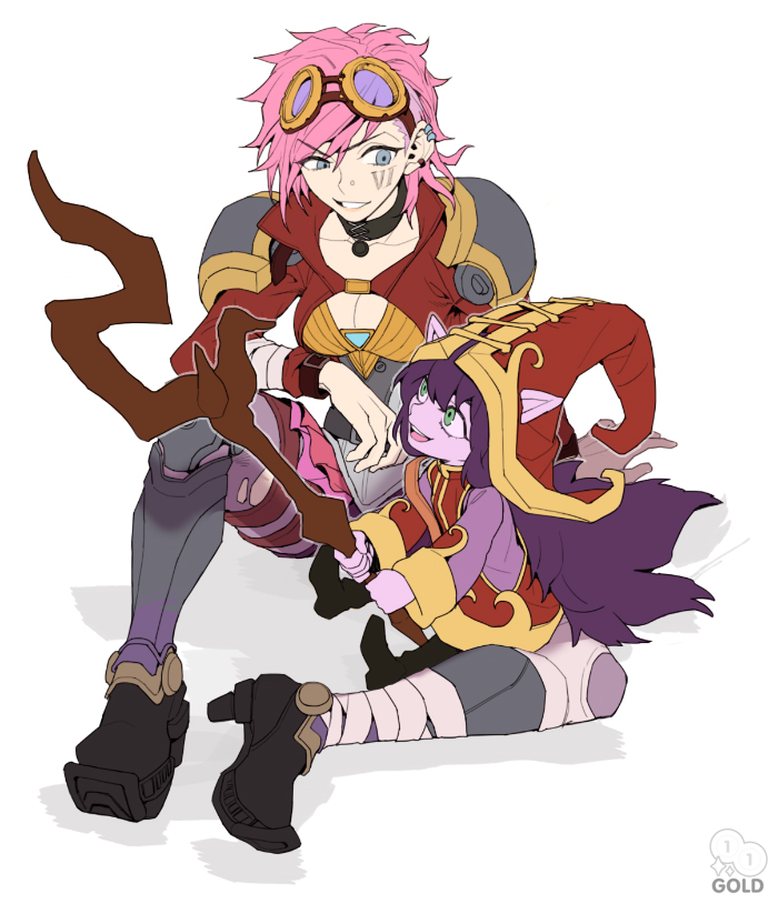 LOL韩国同人画集 皮城女警官蔚