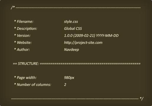 CSS Tip: Index