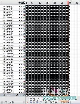 Flash技巧:运用图层简单实现传统数字动画效果_脚本之家