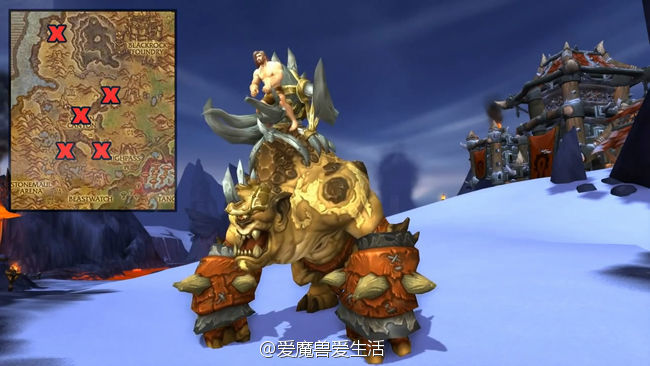 魔兽6.0德拉诺7大稀有掉落坐骑怪物坐标一览