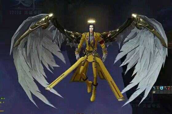 天谕双翼飞羽翅膀飞升效果展示