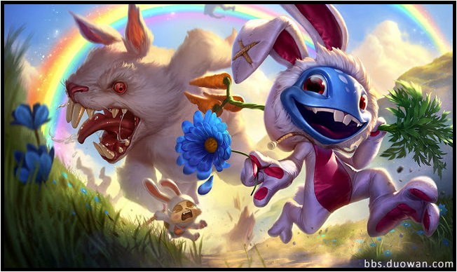 LOL美服7.22测试服 剑姬重做 小鱼兔宝宝皮肤