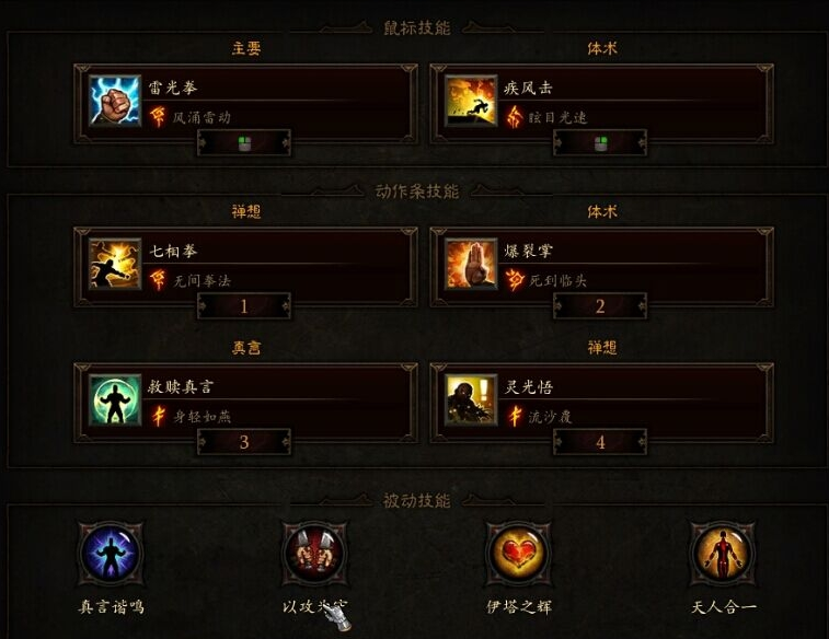 适合打BOSS的被动 七星流武僧 神秘律动测试