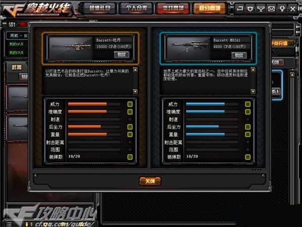 CF巴雷特牡丹怎么样 巴雷特牡丹评测