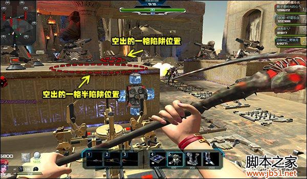 逆战11月新图狂沙圣殿陷阱怎么放 狂沙圣殿98安放攻略