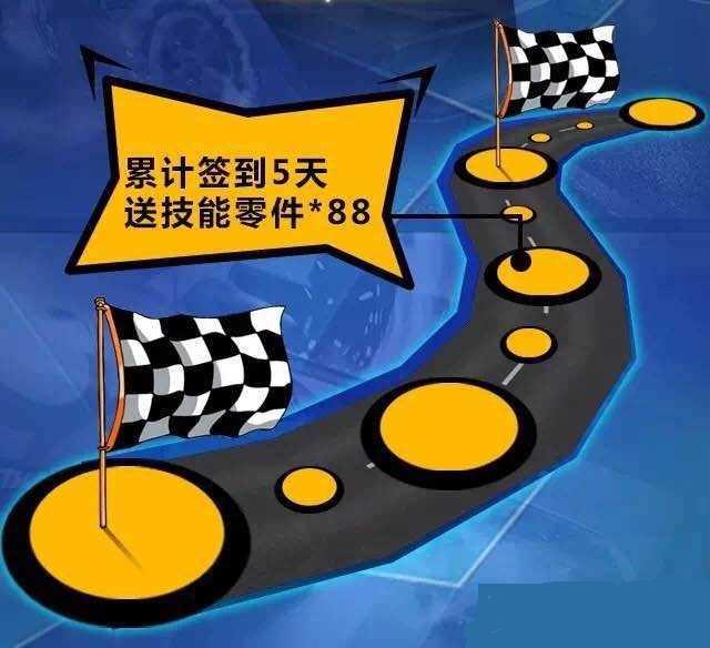 天天飞车11月签到送钻石礼包活动介绍