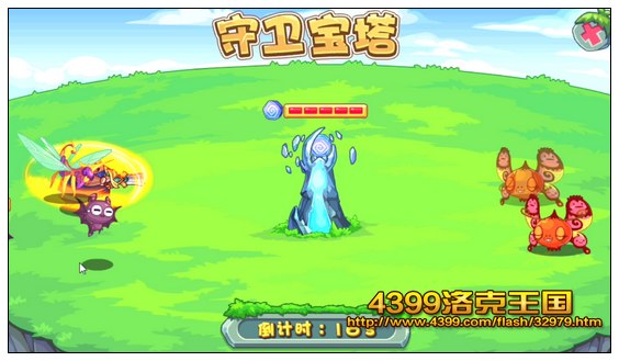 洛克王国守卫宝塔 得萌宠战士棕熊