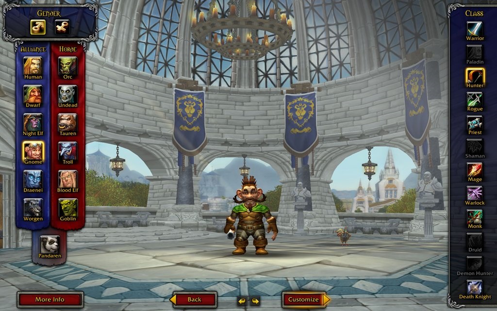 点击放大 魔兽推特:侏儒终于可以创建猎人职业了