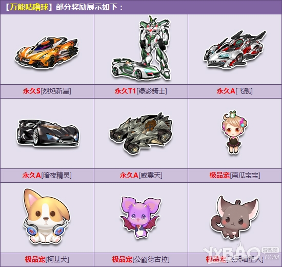 《QQ飞车》万能咕噜球再更新 永久T1绿影骑士霸气登场!