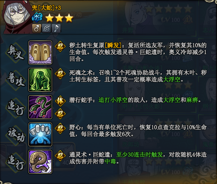 火影忍者ol大蛇兜无水灯幻月秽土忍者阵容攻略