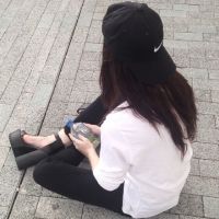 头像女生背影或者侧面_