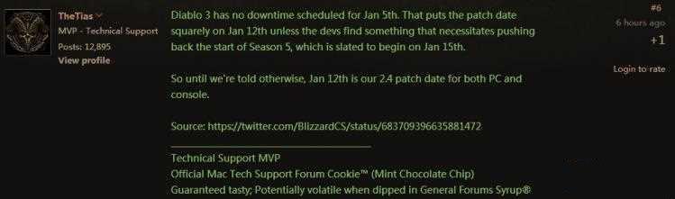 暗黑3补丁2.4什么时候上线 美服12号国服14号更新