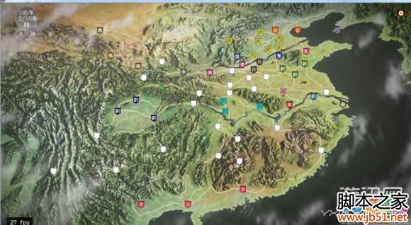 图4:三国志13势力分布图文解析