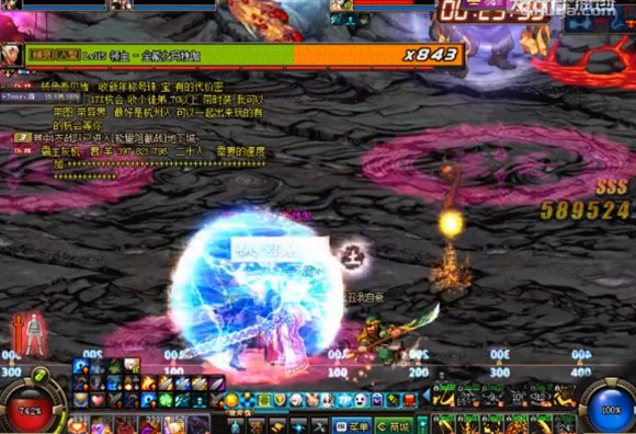 二觉剑魔伤害爆炸 无需幽魂单刷20人火山