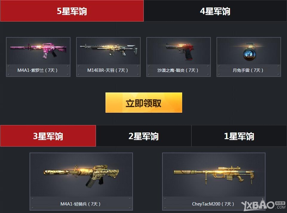 《CF》2016年2月全民军饷计划活动