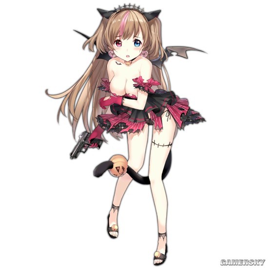 少女前线MK23万圣节换装皮肤展示_手机游戏