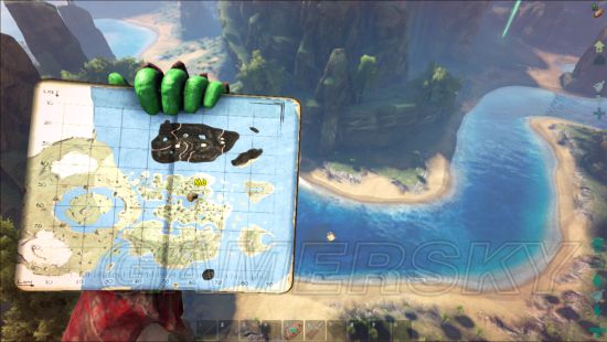 方舟生存进化中心岛地图矿洞图文详解_单机游