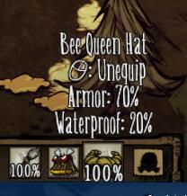 饥荒联机版蜂后帽子有什么用_单机游戏_游戏