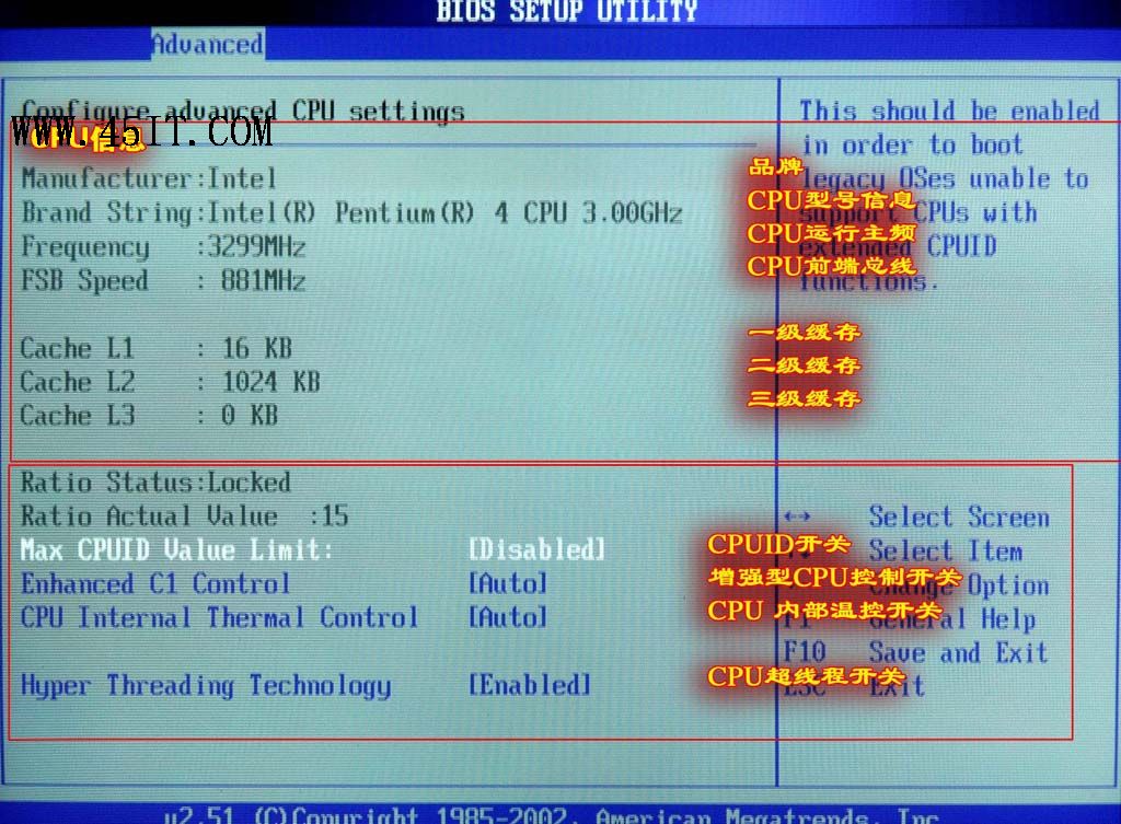 AMI BIOS 设置全程图解_主板