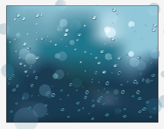 Illustrator绘制覆盖着雨滴窗口的壁纸_Illustrator