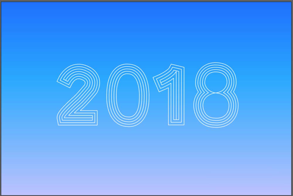 AI怎么设计多线字体? ai线条字体的设计方法
