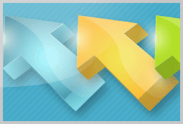 Photoshop绘制3D立体发光箭头_jb51.net编译