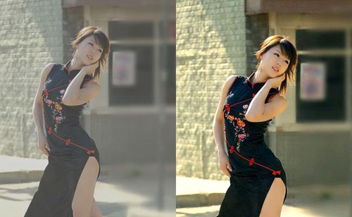 PS照片:色阶调整发灰照片_脚本之家