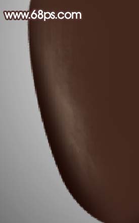 Photoshop 一块光滑的褐色鹅卵石