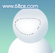 Photoshop 可爱的卡通雪人