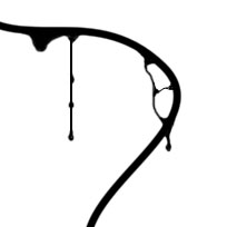 Photoshop 漂亮的艺术曲线插画