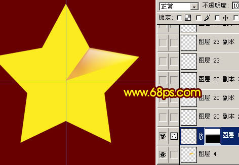 Photoshop 一个立体的五角星快速制作方法