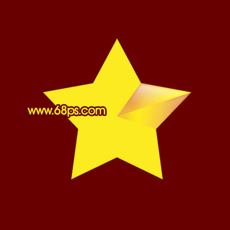 Photoshop 一个立体的五角星快速制作方法