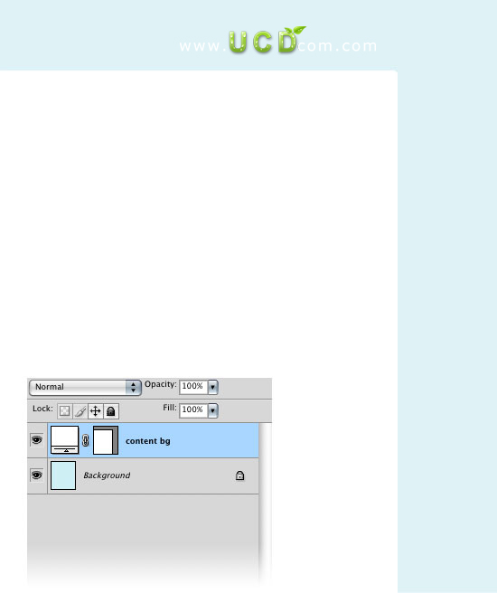 Photoshop 绘制冬季气息风格网站首页