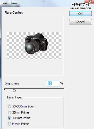 Photoshop 绿色风格的相机网页平面图