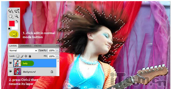 Photoshop 实现的绚丽潮流音乐壁纸