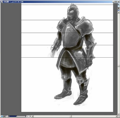 Painter数字笔刷绘制欧洲骑士铠甲_Painter教程