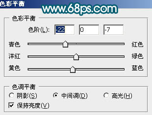 ps调色教程 外景人物照片柔和的青黄色