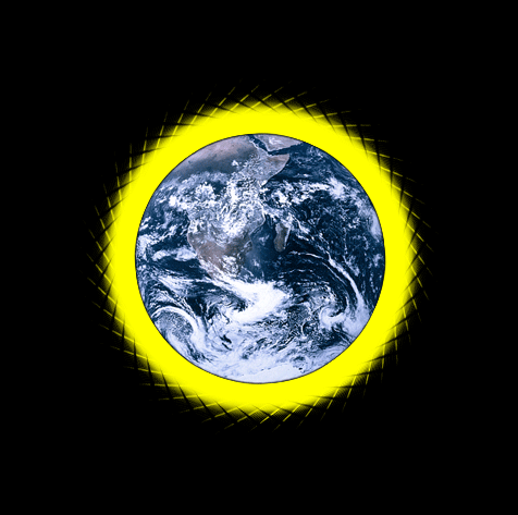 Photoshop打造超酷的旋转光粒动画