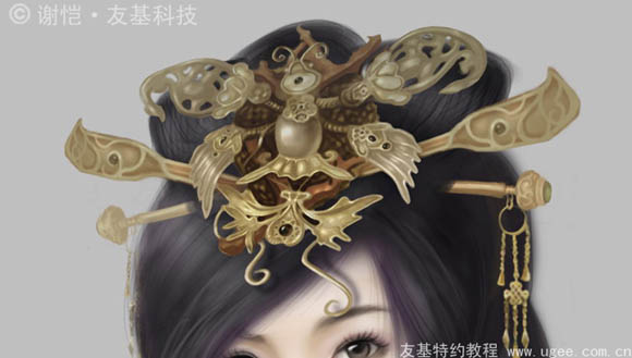 photoshop鼠绘华丽的古典<em>美女插画</em>_脚本之家