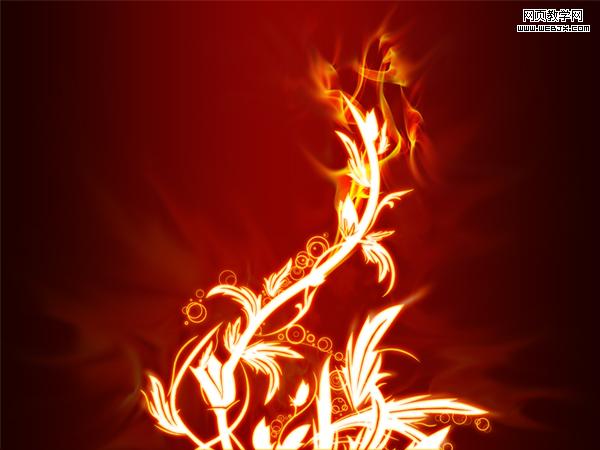 photoshop下用涂抹工具打造燃烧效果的火焰