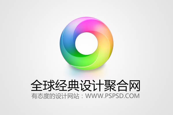 photoshop制作圆形炫彩LOGO教程_标志logo_