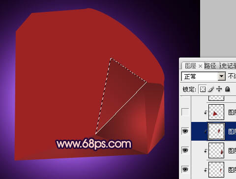 Photoshop打造一颗漂亮的红色钻石