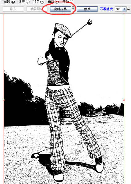 PS与AI结合制作逼真的矢量大高尔夫的人物图