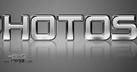 photoshop制作出质感很强的金属字效果