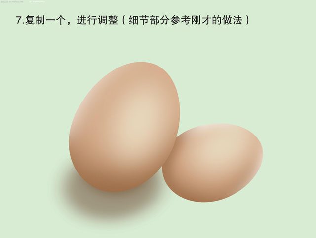  Photoshop制作出逼真的黄壳鸡蛋效果